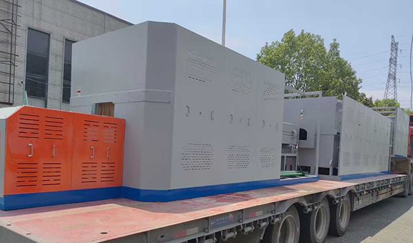 三合科技連續式銅釬焊爐發往東莞